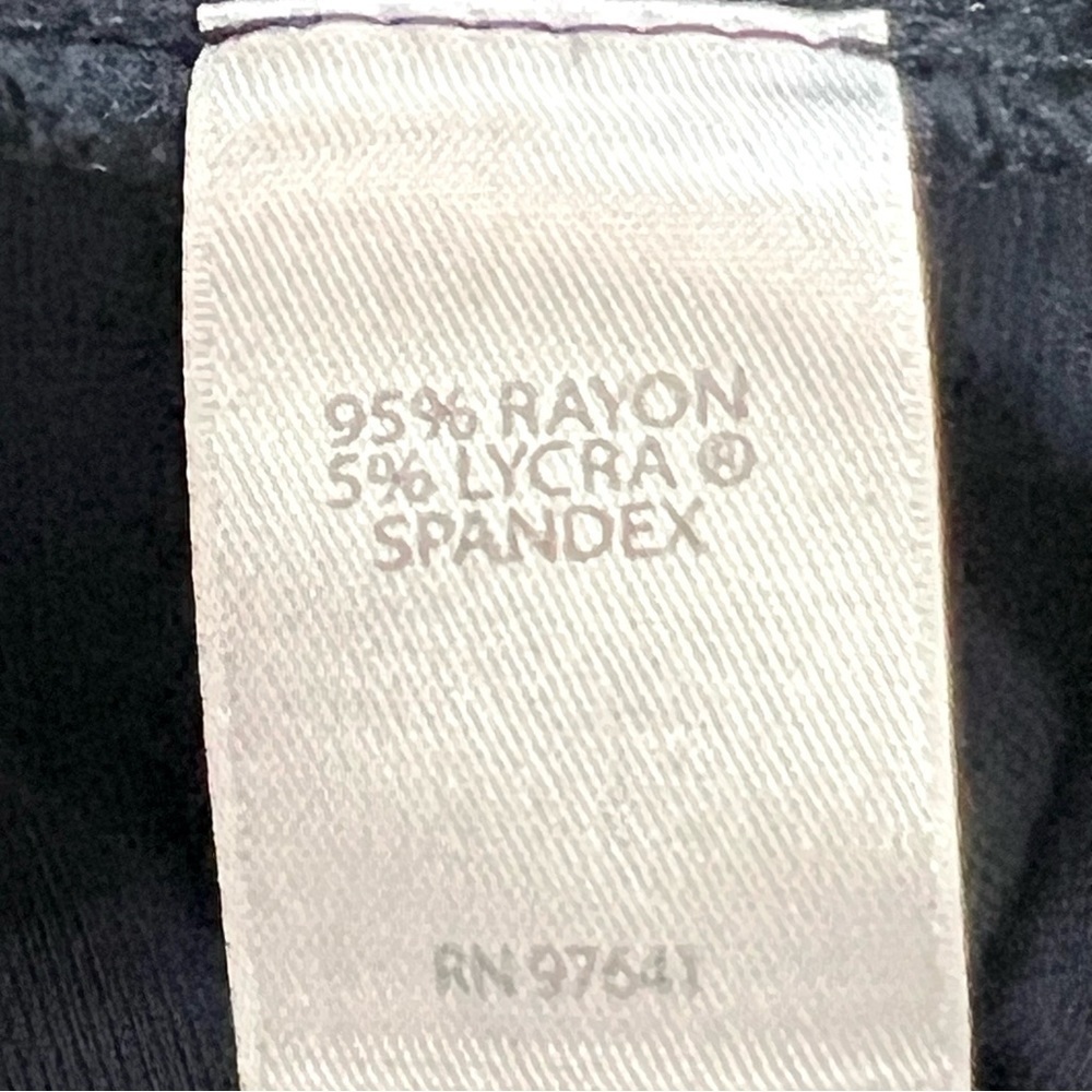 J. Jill Wearever Collection Navy Ribbed Short Sleeve Travel Friendly Top Medium - Picture 7 of 8